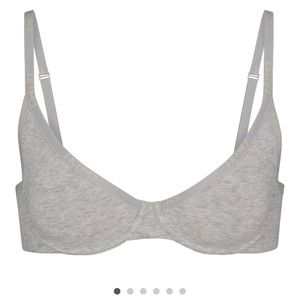 SKIMS | UNDERWIRE DEMI BRA w/ COTTON LOGO
